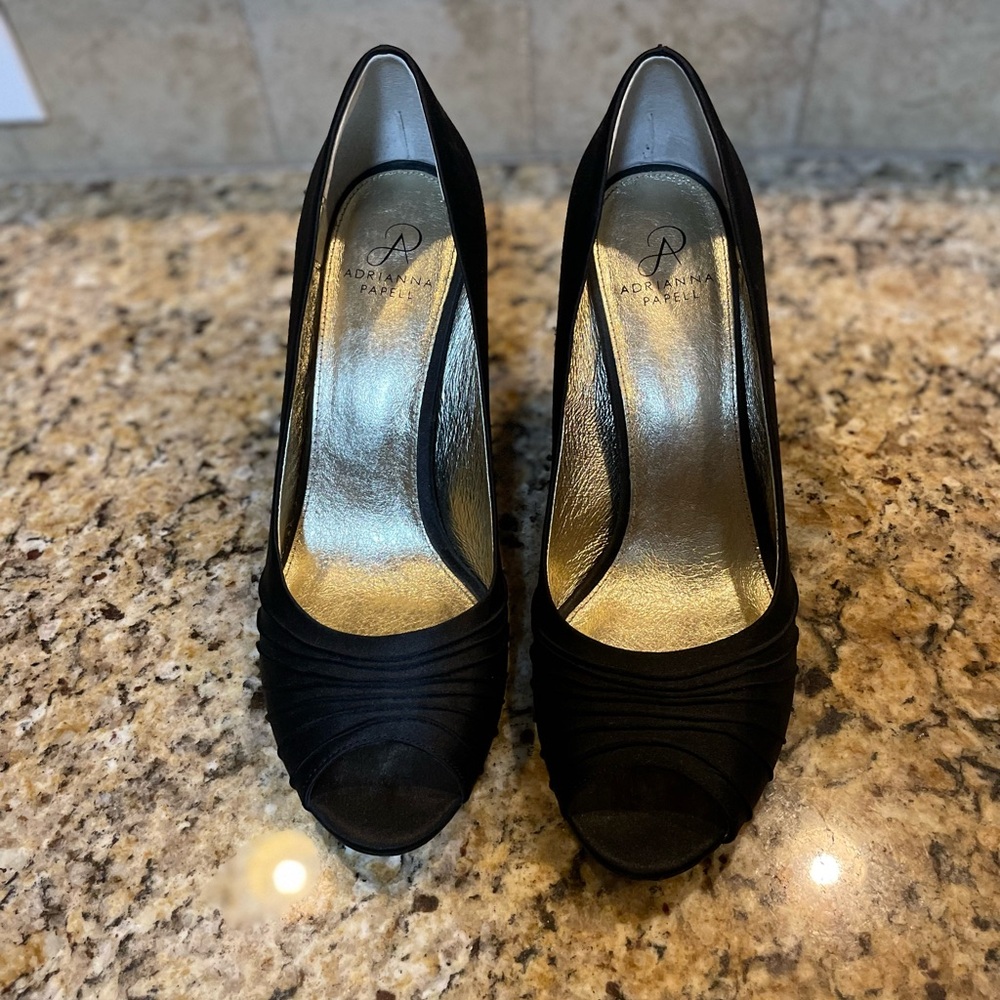 Adrianna Papell Black Formal Heels